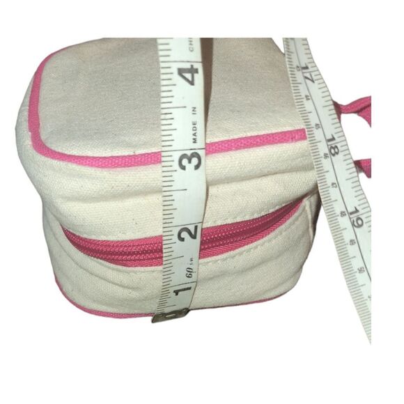 NWT Mainstreet Collection Canvas Square Jewelry Travel Storage Organizer Case - Picture 11 of 13